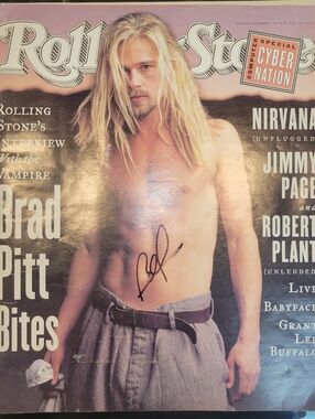 Vintage Rolling Stone Magazine – December 1994 issue featuring Brad Pitt on the